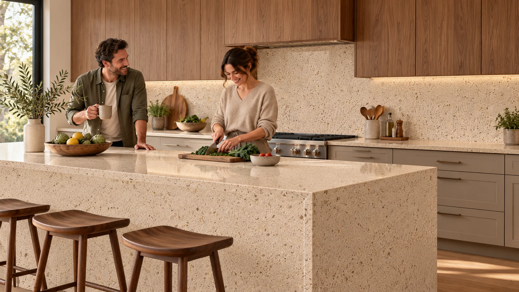 Render ilustrativo de Arena Beige