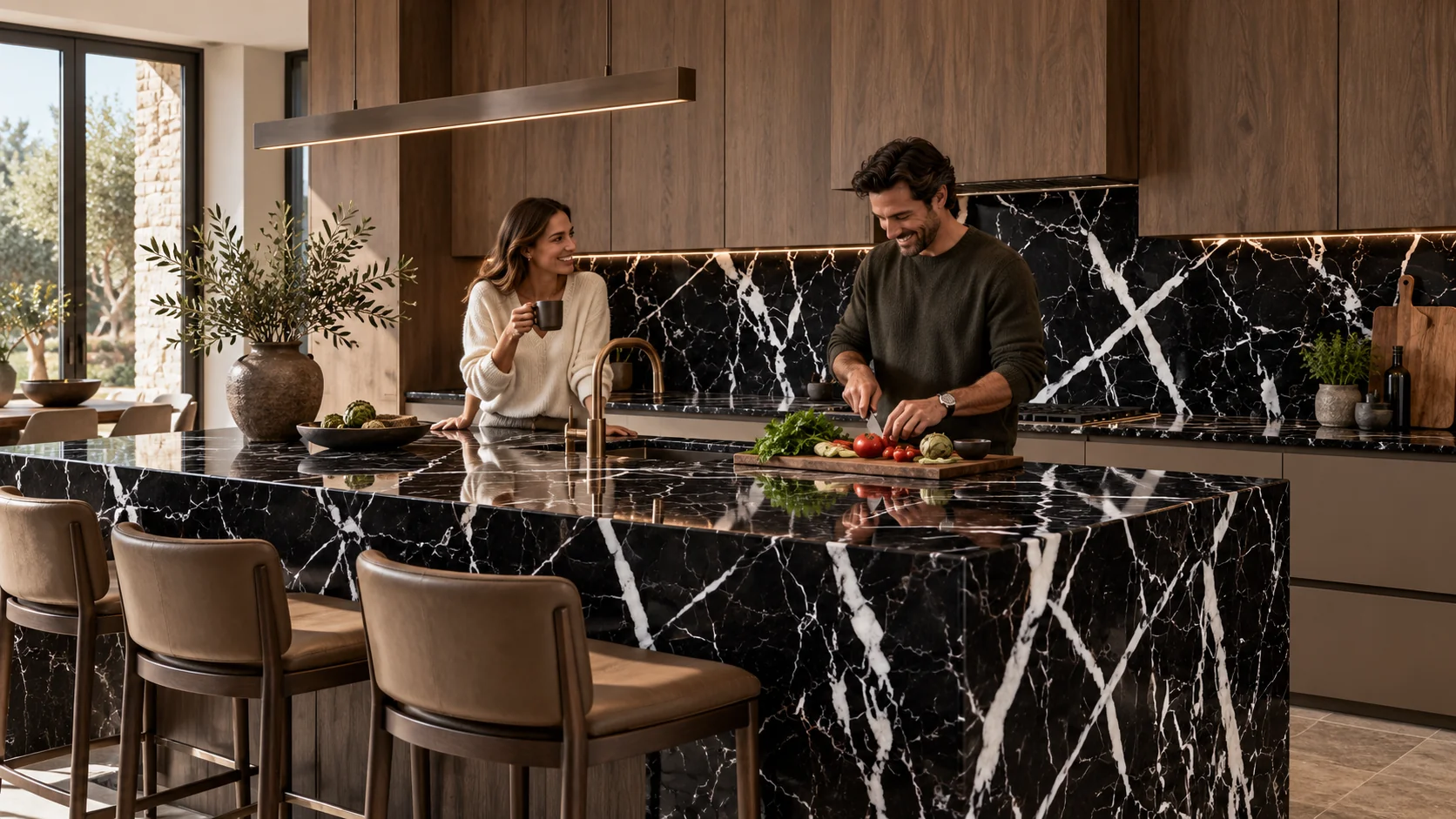 Render ilustrativo de Negro Marquina